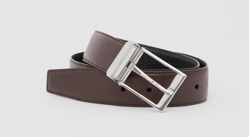 Barbara-- 3.4CM cowhide three piece--reversible Calfskin item:C-S333K1813